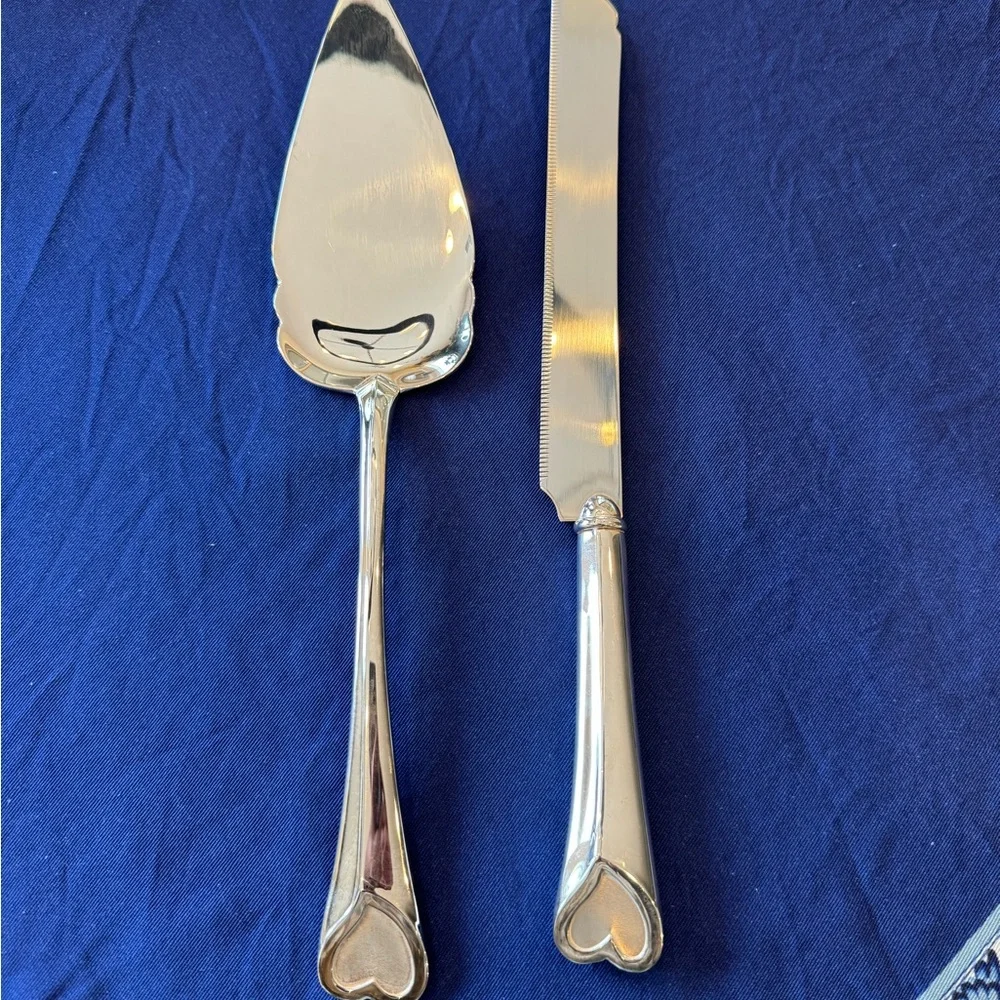 Lenox Wedding Promises 2-Piece Silver-Plated Cake Serving Set